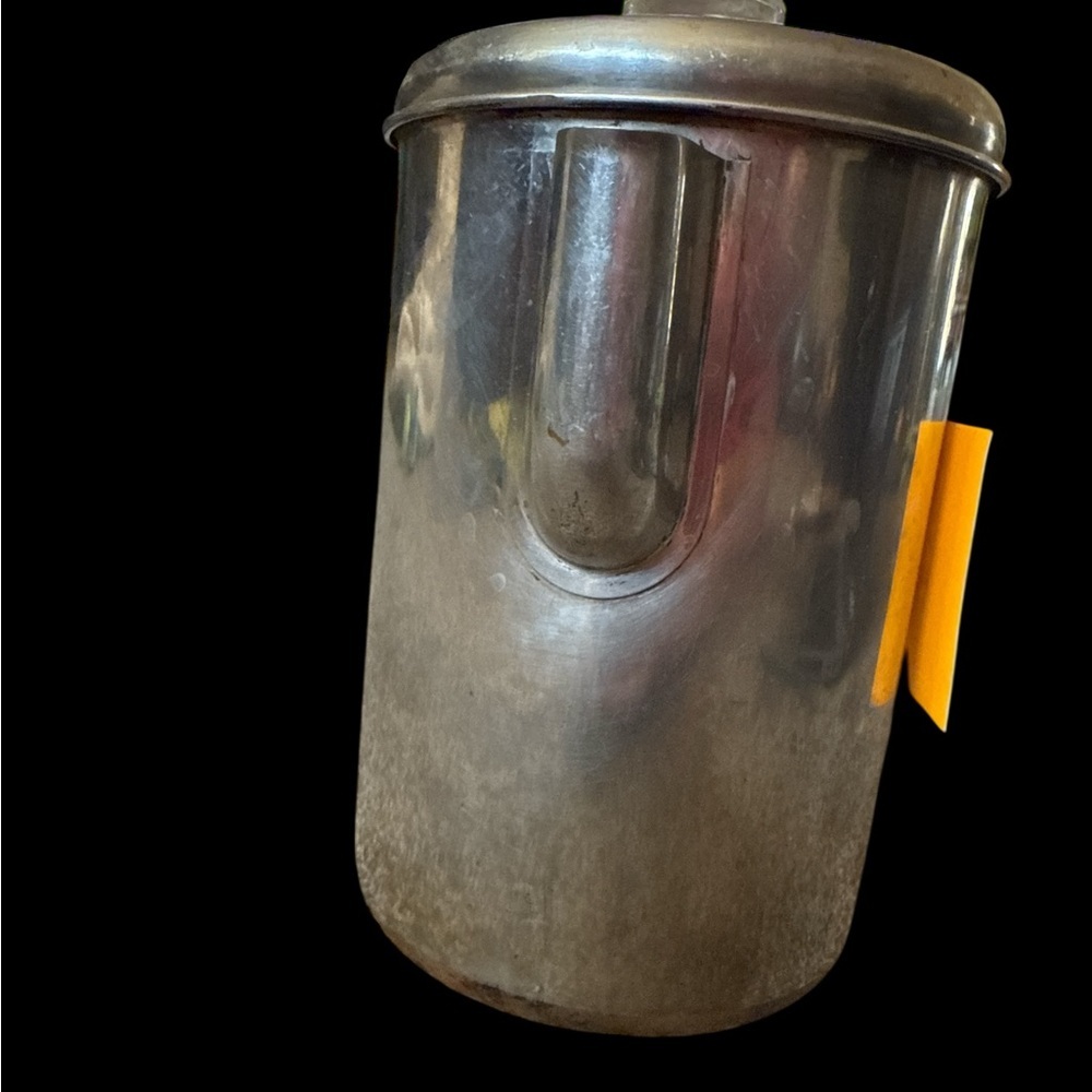 Elegant Stainless Steel Coffee Percolator with Black Handle - Picture 3 of 4